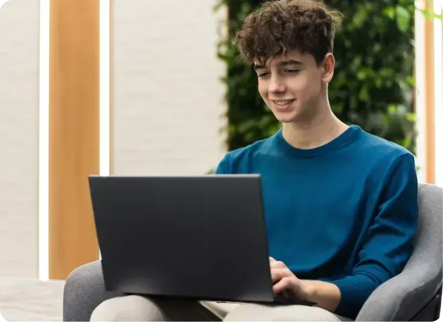 Male student